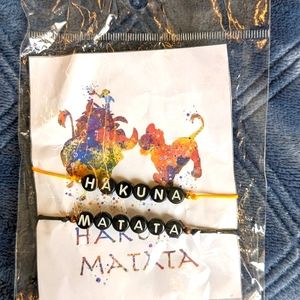 SOLD Hakuna Matata couples bracelets